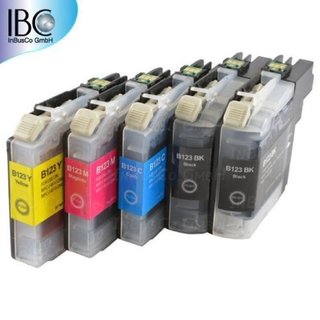 5x Tinte fr Brother MFC-J 6520 DW / MFC-J 6720 DW / MFC-J 6920 DW LC121 LC123