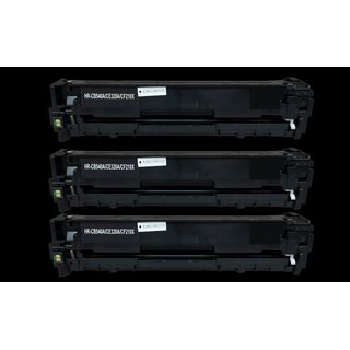 3 IBC Toner SCHWARZ fr HP LaserJet Pro 200 Color M 276N / M 276NW 131X  INB 26