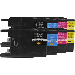8x Patronen Kompatibel fr Brother MFC-J955DN (2x BK, 2x C, 2x M, 2x Y)