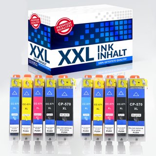 10 x XL Drucker-Patronen IBC IBC Kompatibel fr CANON PIXMA MG7700 7750 7751 7752 7753 1 **10x Tinte (Mehrfarbig)