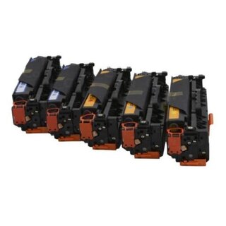 5 x Toner XXL Qualitt fr HP LaserJet Pro MFP M476 DN  2x (Black / Schwarz) 1x (Cyan / Blau) 1x (Yellow / Gelb) 1x (Magenta / Rot)