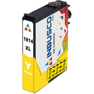 4x Tinte Patronen Kompatibel fr Epson Expression Home XP-412, XP-413 1x 1811-Schwarz 1x 1812-Blau (cyan) 1x 1813-Rot (magenta) 1x 1814-Gelb (yellow)