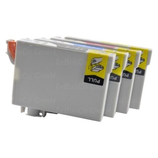 4x Tinte IBC Kompatibel fr Epson stylus BX535WD BX625FWD BX630FW 1x BK 1x Cyan 1x Magenta 1x Yellow