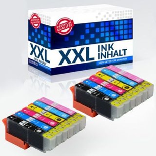 12er-Pack Tinten IBC fur Epson Photo XP55 XP750 XP850 XP860 T2431-T2436  INB 23