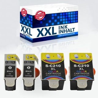 4 Druckerpatronen IBC fur Samsung CJX-1000 CJX-1050W CJX-2000FW INK C - M210 3