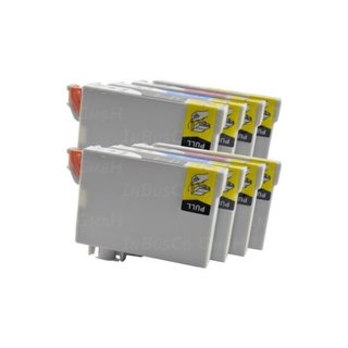 8x Tinte Patronen Kompatibel fr Epson Stylus SX425W (2x BK 2x C 2x M 2x Y)