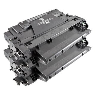 2 Toner XXL fr HP Laserjet Enterprise CE255X / P 3015 schwarz