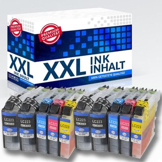 4-15x ibc Premium Tintenpatronen kompatibel mit brother mfc-j4420dw lc2 2