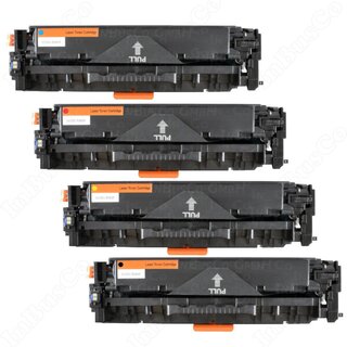 4x Toner alternative fr HP Color Laserjet CM 2300 Series CC530A-533A 304A INB