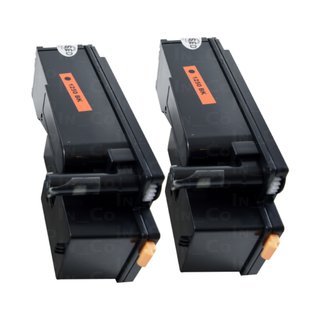 2x Drucker Laser Toner BK/Schwarz kompatibel fr Dell 1250 C / 1350 CNW / 1250 / 1350 (Schwarz)