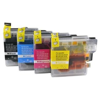 5x Tinte fr Brother Drucker MFC-250C / MFC-290C / MFC-490CW LC 980 LC1100